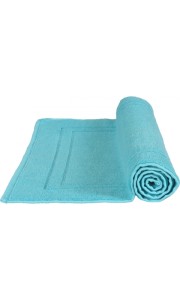 tapis de bain bleu