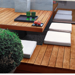 Terrasse bois avec lasure 